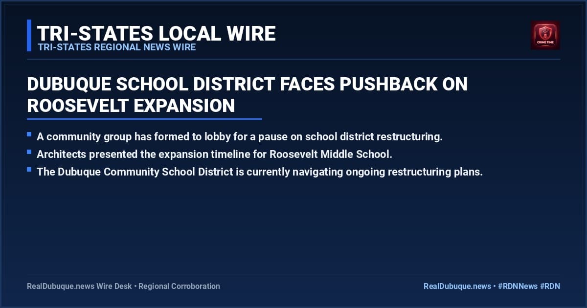 Dubuque School District Faces Pushback on Roosevelt Expansion