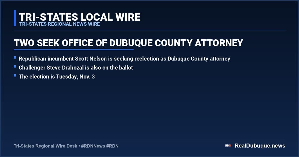 Two Seek Office of Dubuque County Attorney