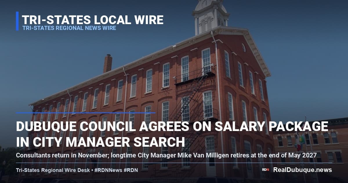Dubuque Council Agrees on Salary Package in City Manager Search