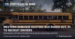 Western Dubuque Hosting Bus Rodeo Oct. 31 to Recruit Drivers