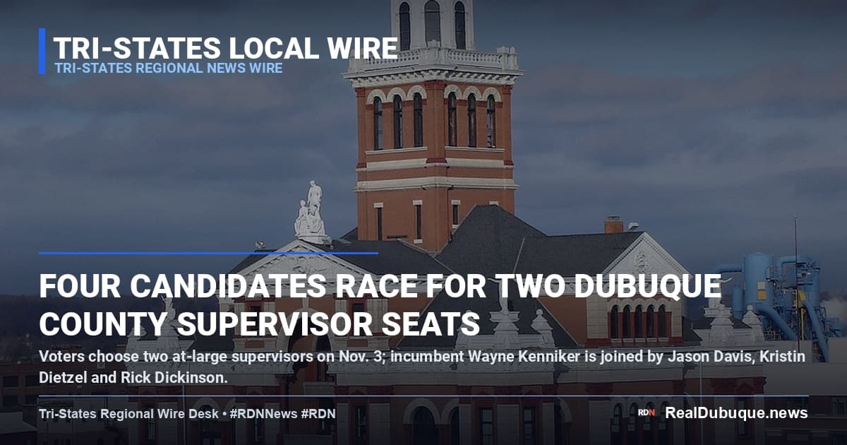 Four Candidates Race for Two Dubuque County Supervisor Seats
