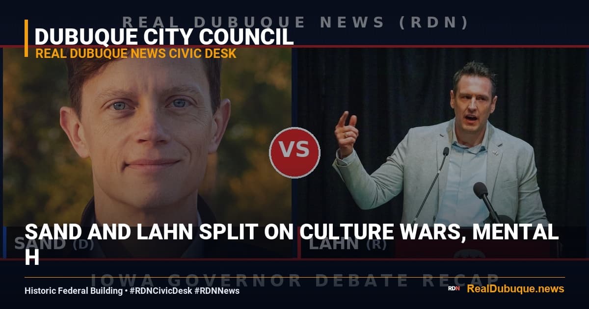 Sand and Lahn split on culture wars, mental health care and school funding in final governor debate
