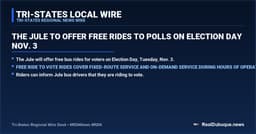 The Jule to Offer Free Rides to Polls on Election Day Nov. 3