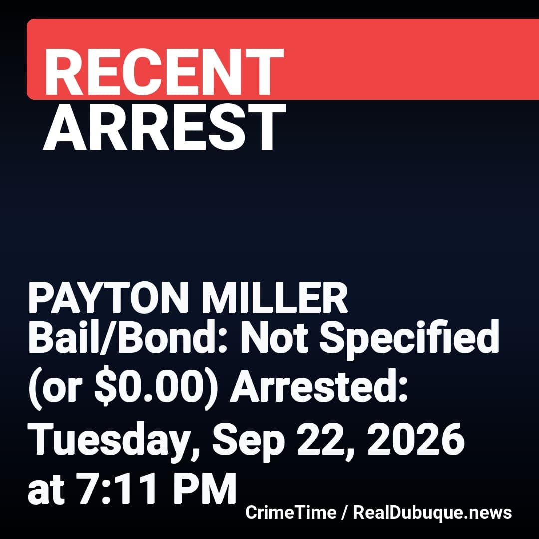 Arrest: PAYTON MILLER
