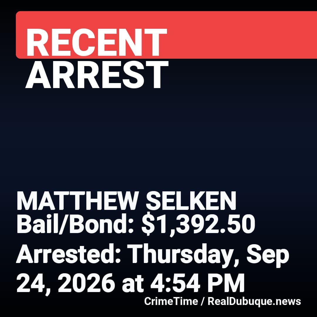 Arrest: MATTHEW SELKEN