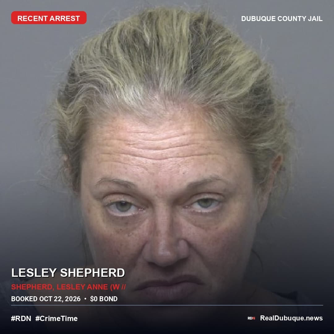 Arrest: LESLEY SHEPHERD
