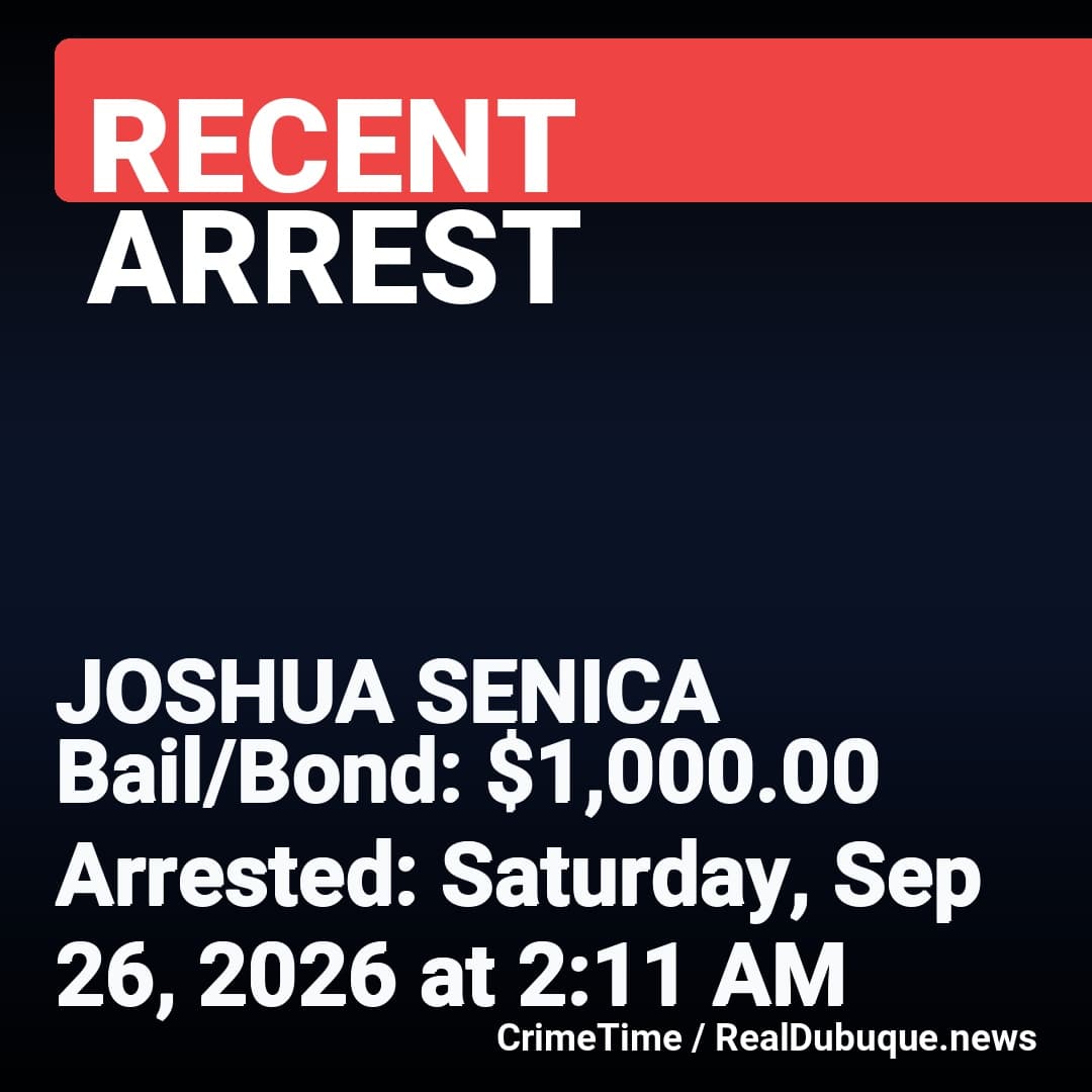 Arrest: JOSHUA SENICA