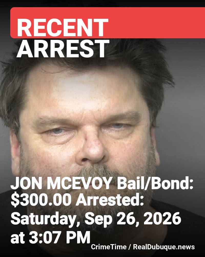 Arrest: JON MCEVOY