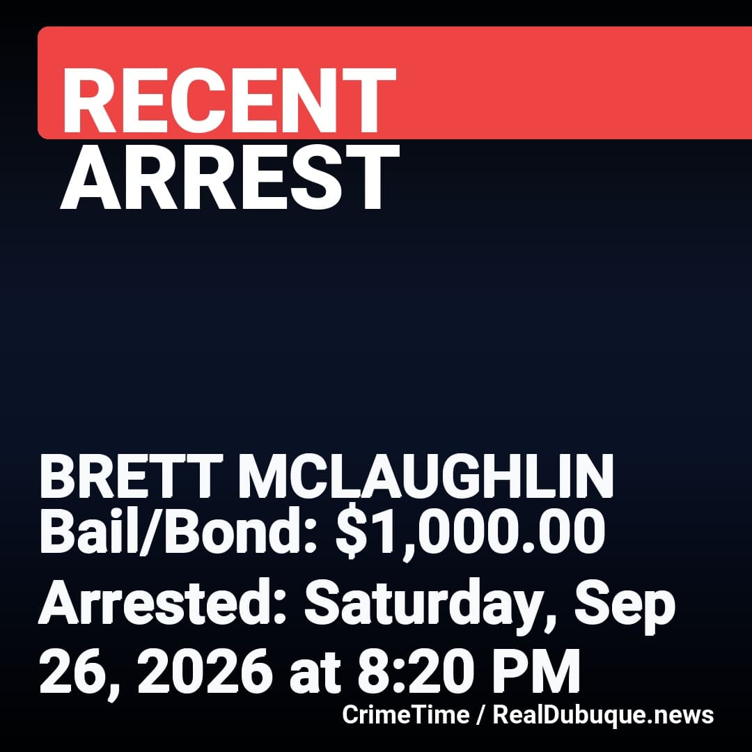 Arrest: BRETT MCLAUGHLIN