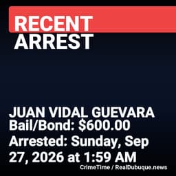 Arrest: JUAN VIDAL GUEVARA