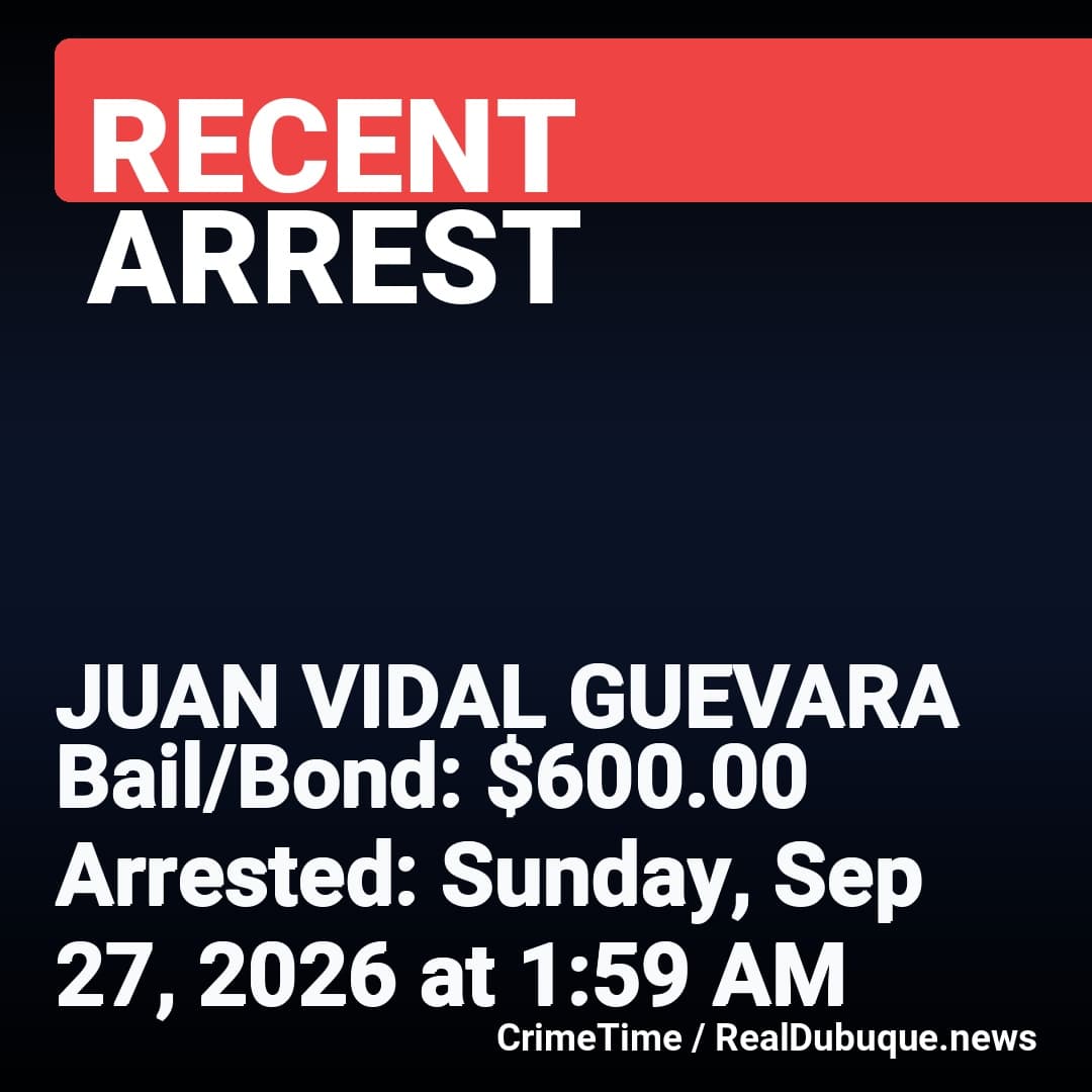 Arrest: JUAN VIDAL GUEVARA