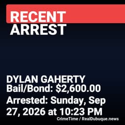 Arrest: DYLAN GAHERTY