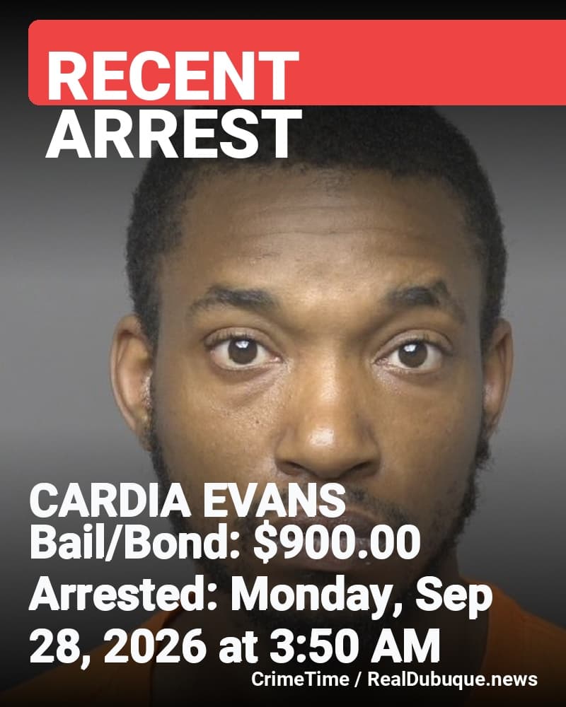 Arrest: CARDIA EVANS