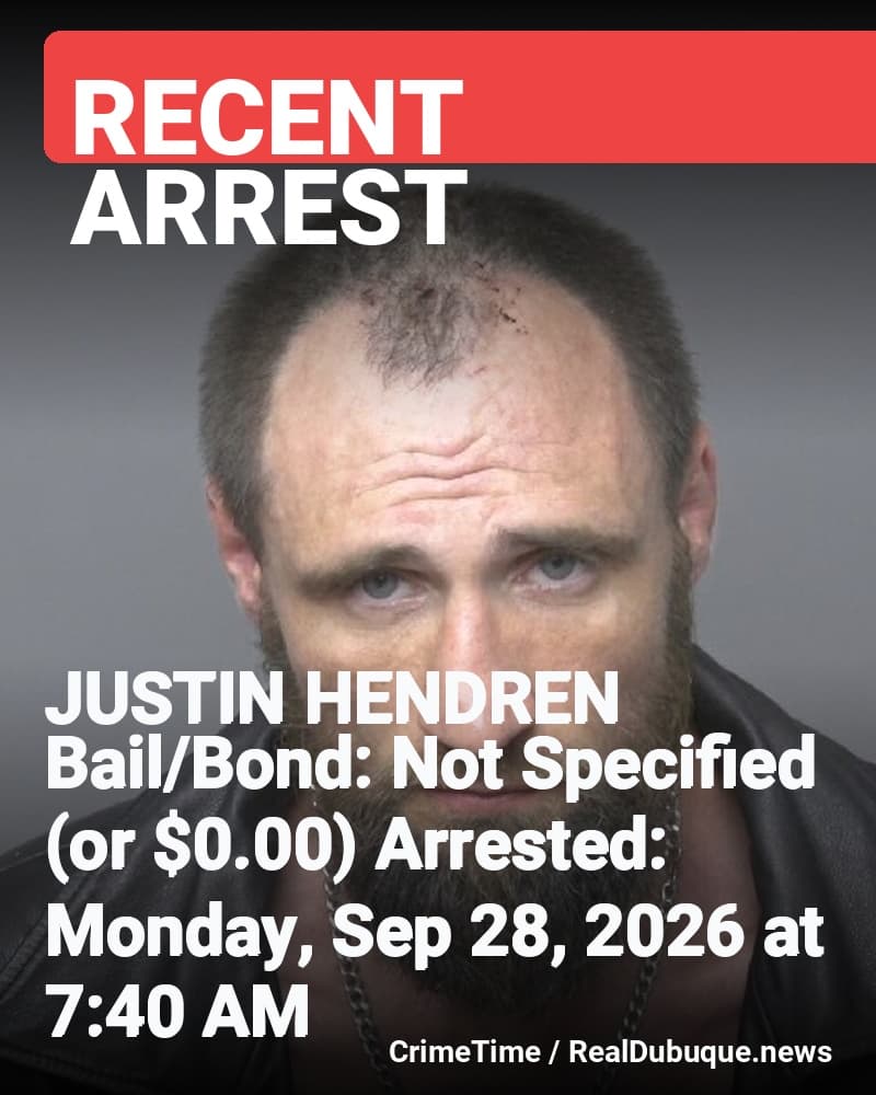 Arrest: JUSTIN HENDREN