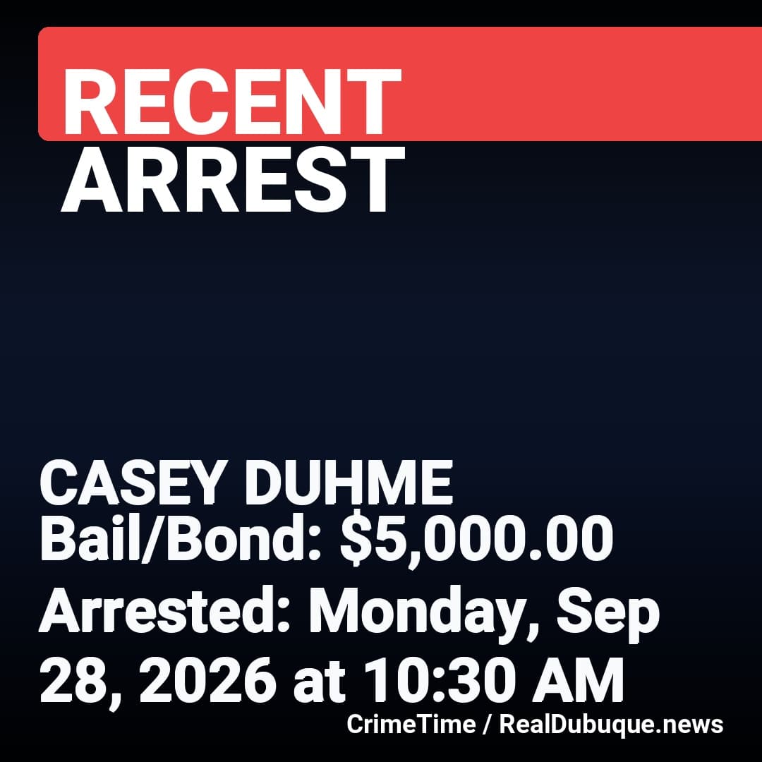 Arrest: CASEY DUHME