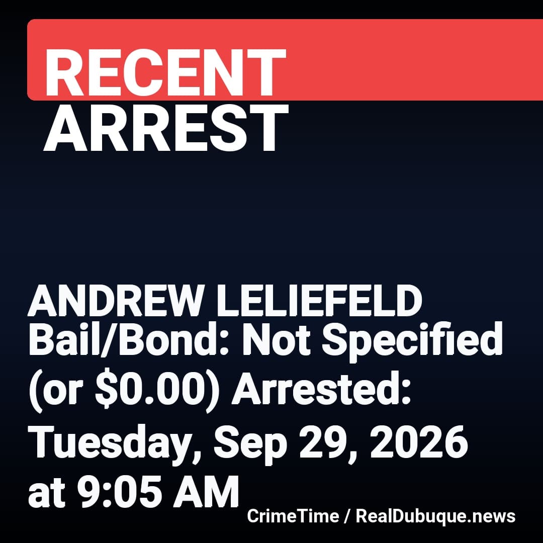 Arrest: ANDREW LELIEFELD