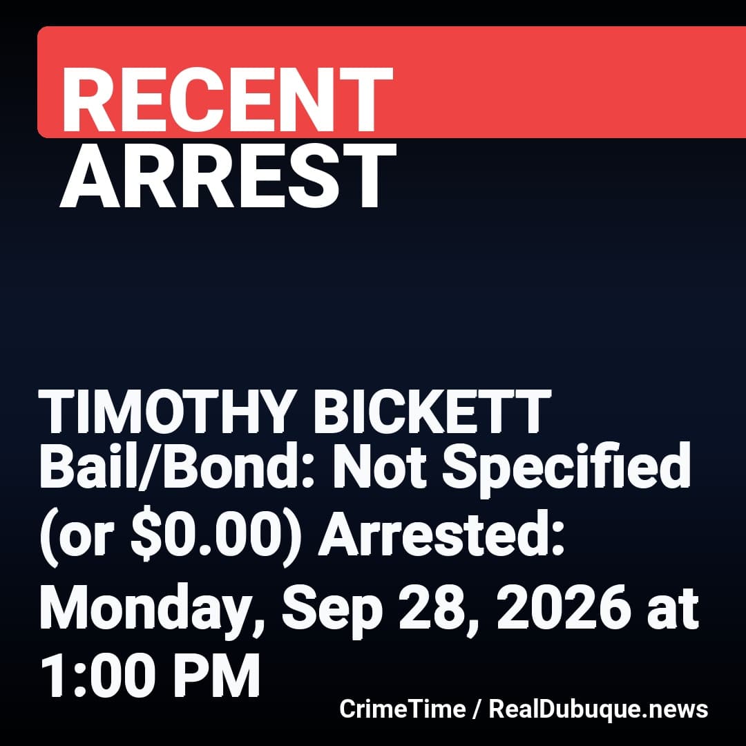 Arrest: TIMOTHY BICKETT