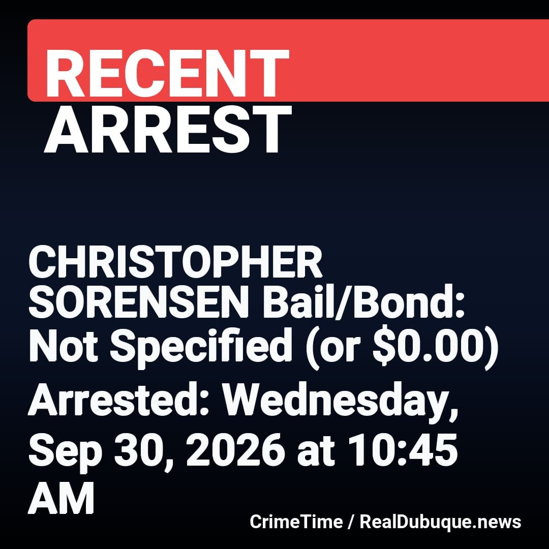 Arrest: CHRISTOPHER SORENSEN
