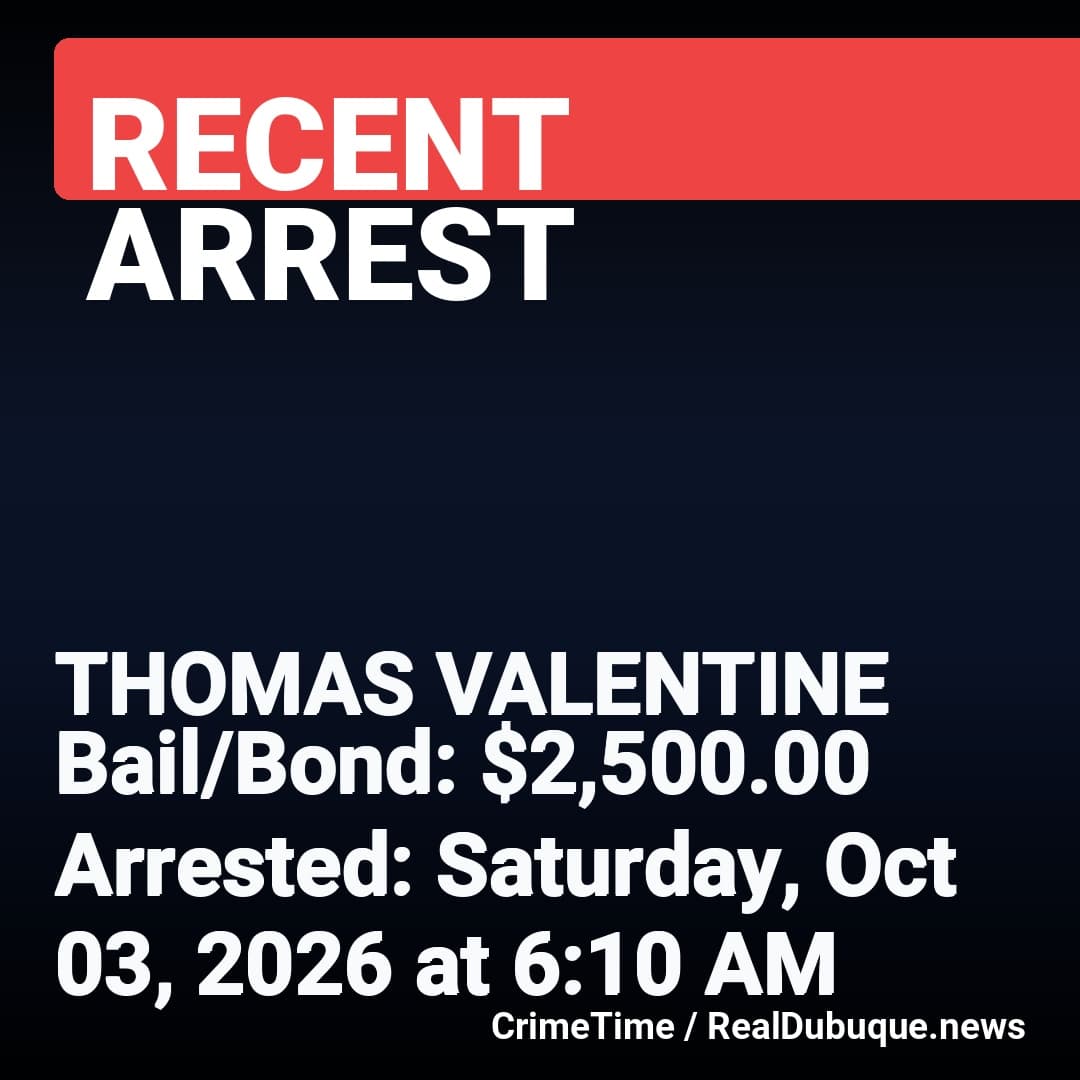 Arrest: THOMAS VALENTINE