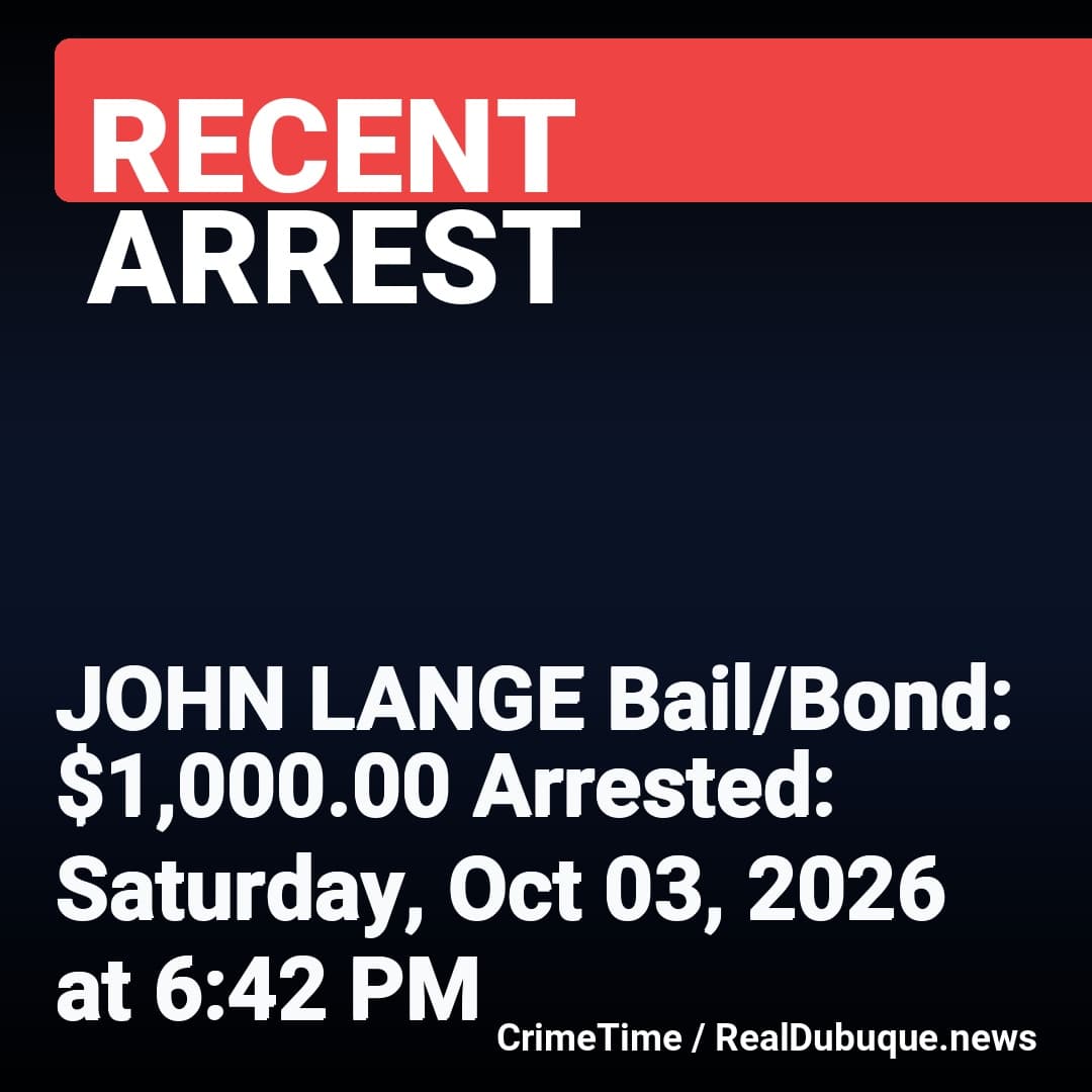Arrest: JOHN LANGE
