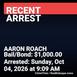 Arrest: AARON ROACH