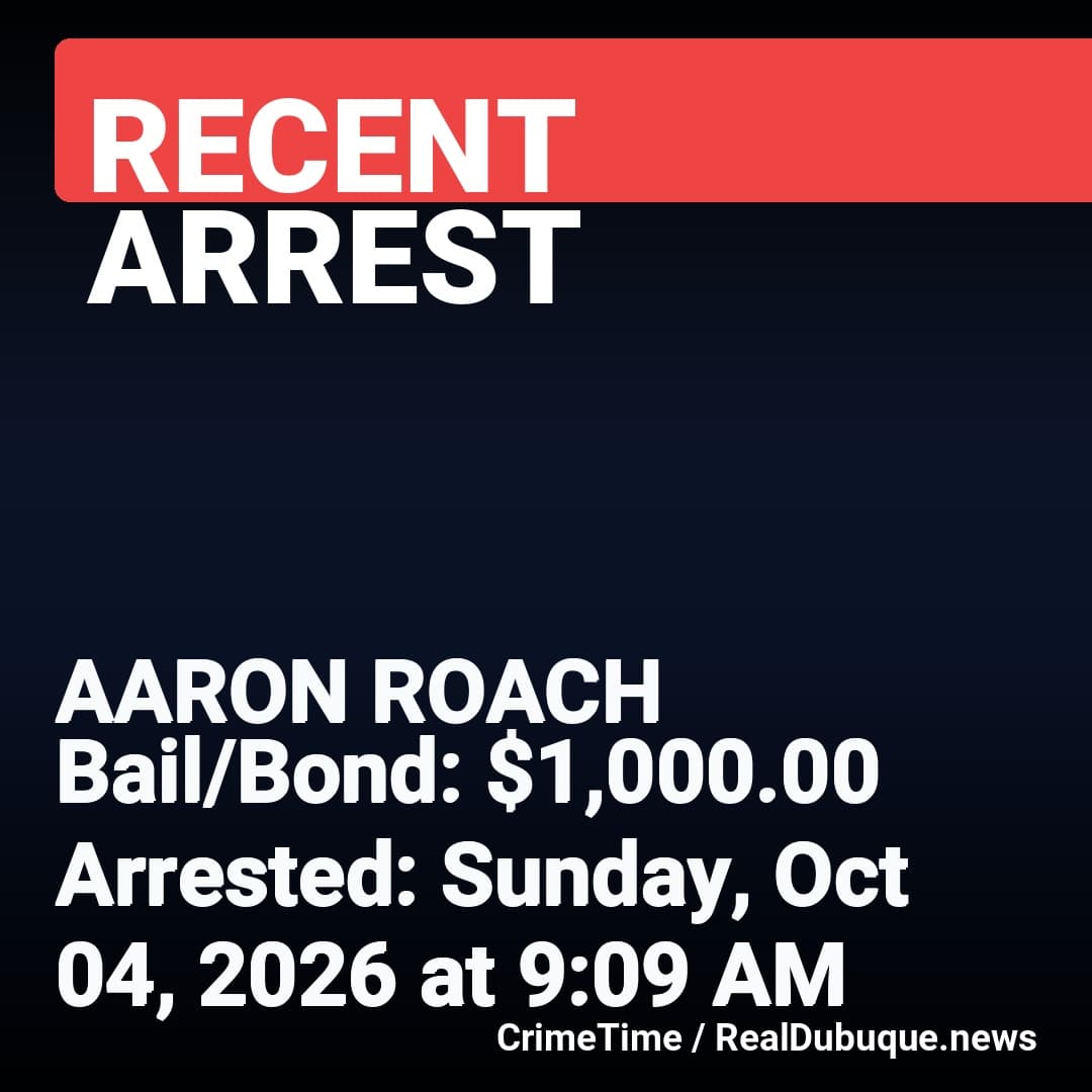 Arrest: AARON ROACH