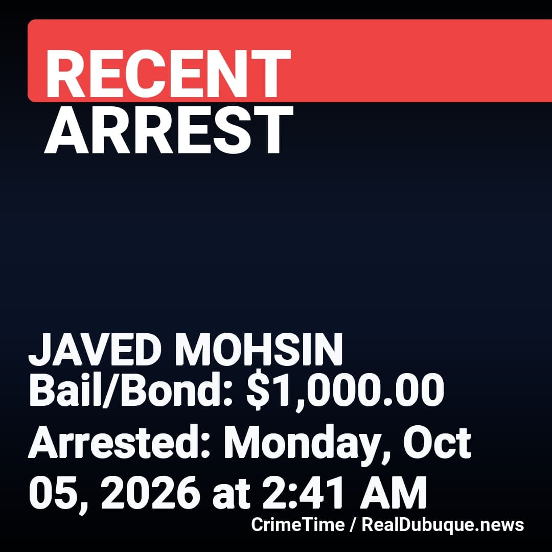 Arrest: JAVED MOHSIN