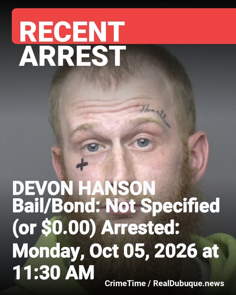 Arrest: DEVON HANSON