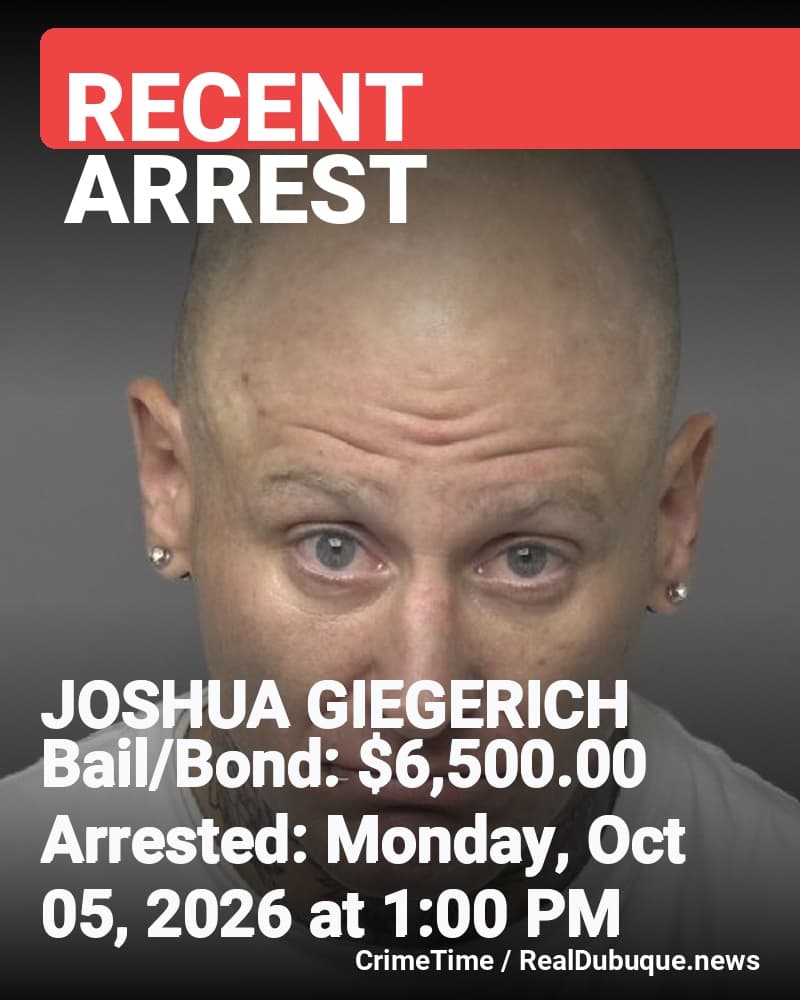 Arrest: JOSHUA GIEGERICH