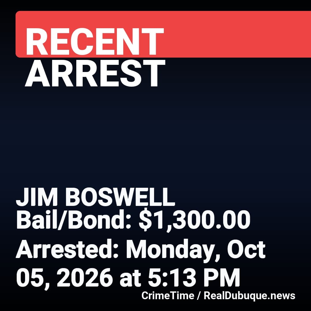 Arrest: JIM BOSWELL