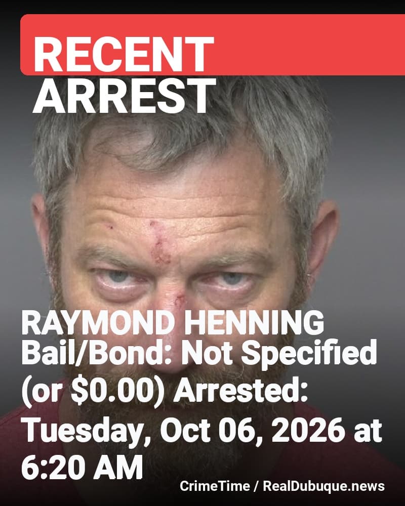 Arrest: RAYMOND HENNING