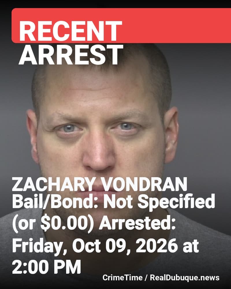 Arrest: ZACHARY VONDRAN