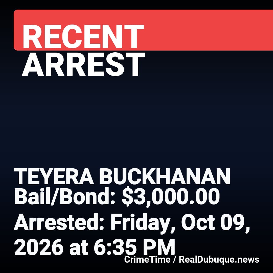 Arrest: TEYERA BUCKHANAN
