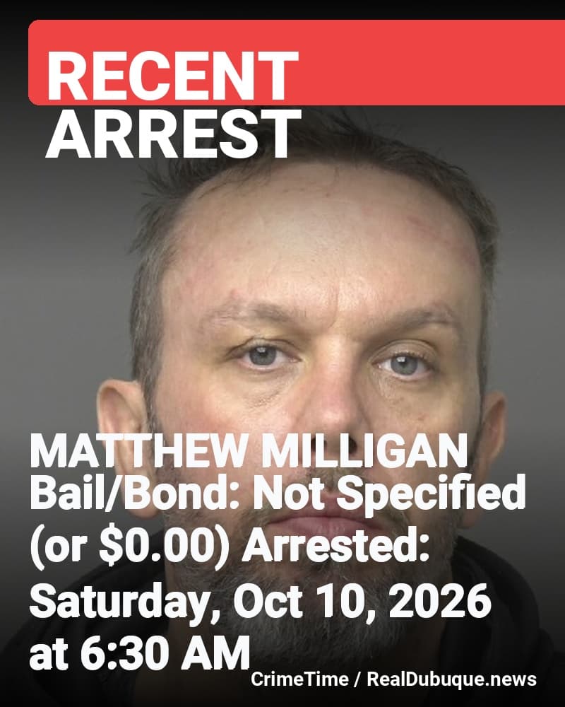 Arrest: MATTHEW MILLIGAN