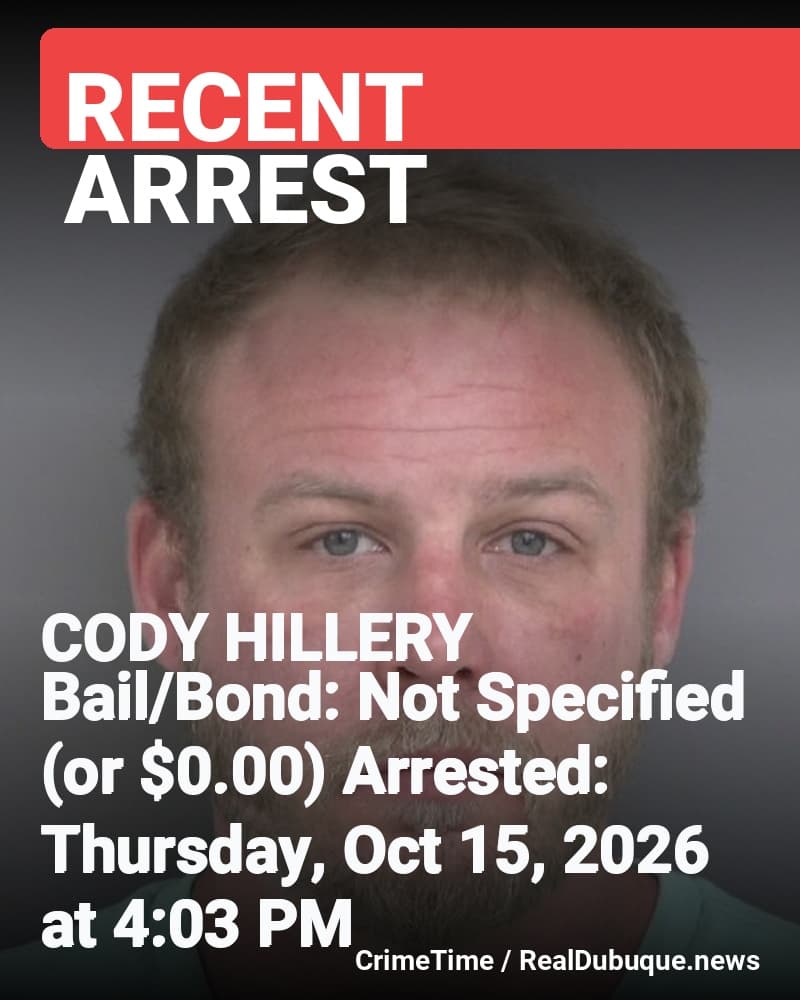Arrest: CODY HILLERY
