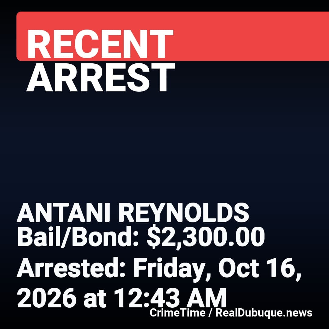 Arrest: ANTANI REYNOLDS
