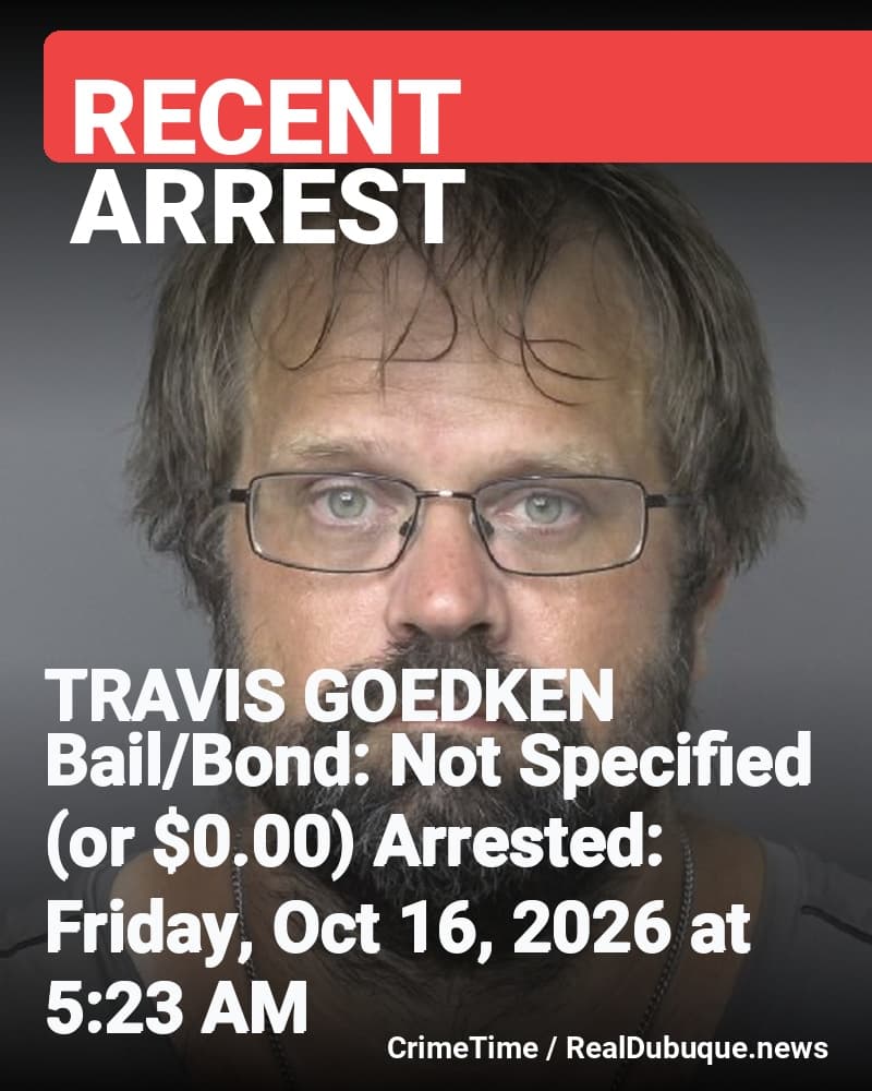 Arrest: TRAVIS GOEDKEN