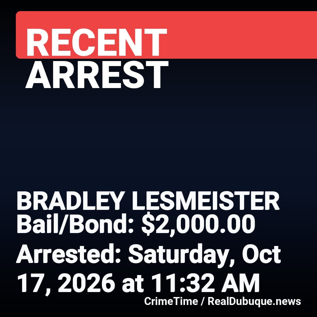 Arrest: BRADLEY LESMEISTER