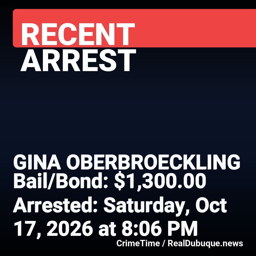 Arrest: GINA OBERBROECKLING