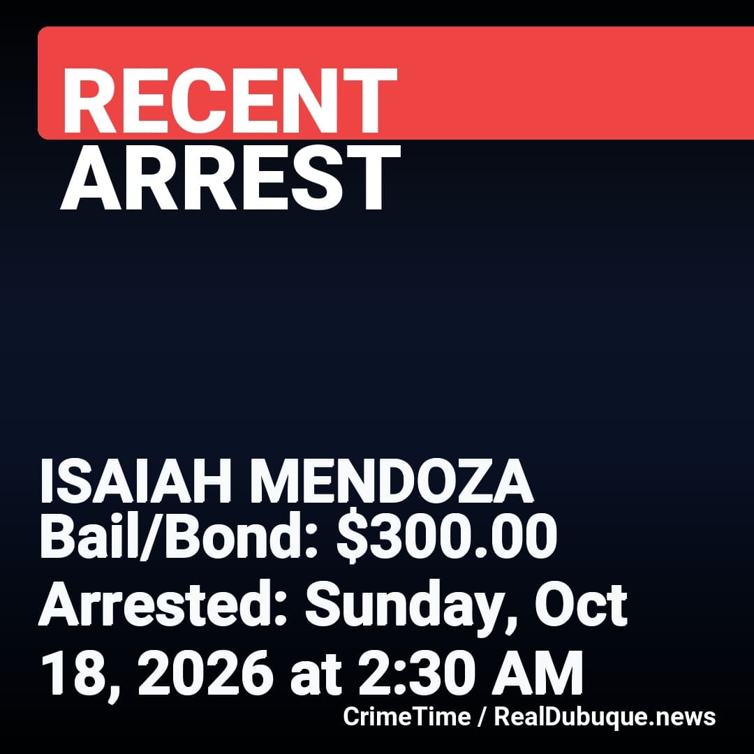 Arrest: ISAIAH MENDOZA