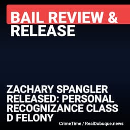 Bail Review: ZACHARY SPANGLER Released on Personal Recognizance for OWI 3RD OFFENSE