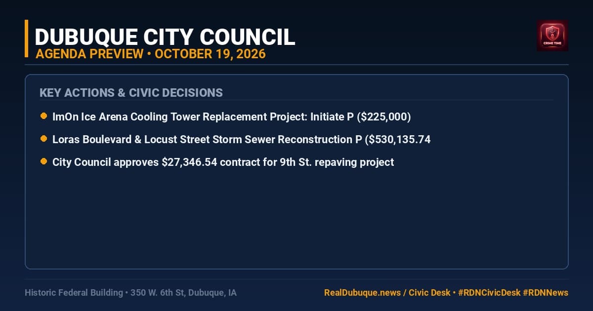 City Council Agenda Preview: October 19, 2026