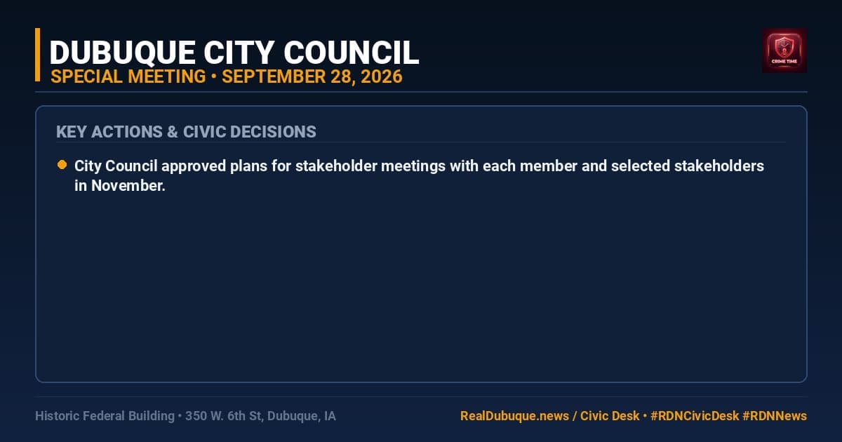 City Council Special Meeting Recap: September 28, 2026