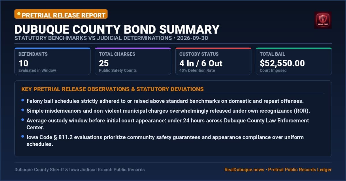 Pretrial Bond Summary: 2026-09-30