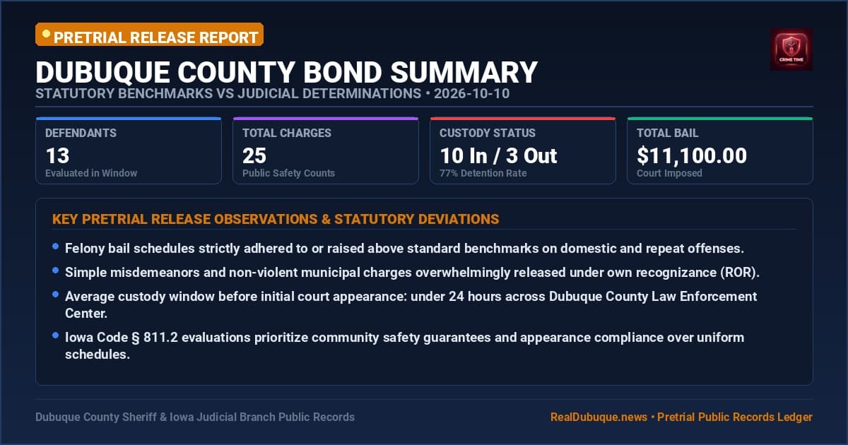 Pretrial Bond Summary: 2026-10-10