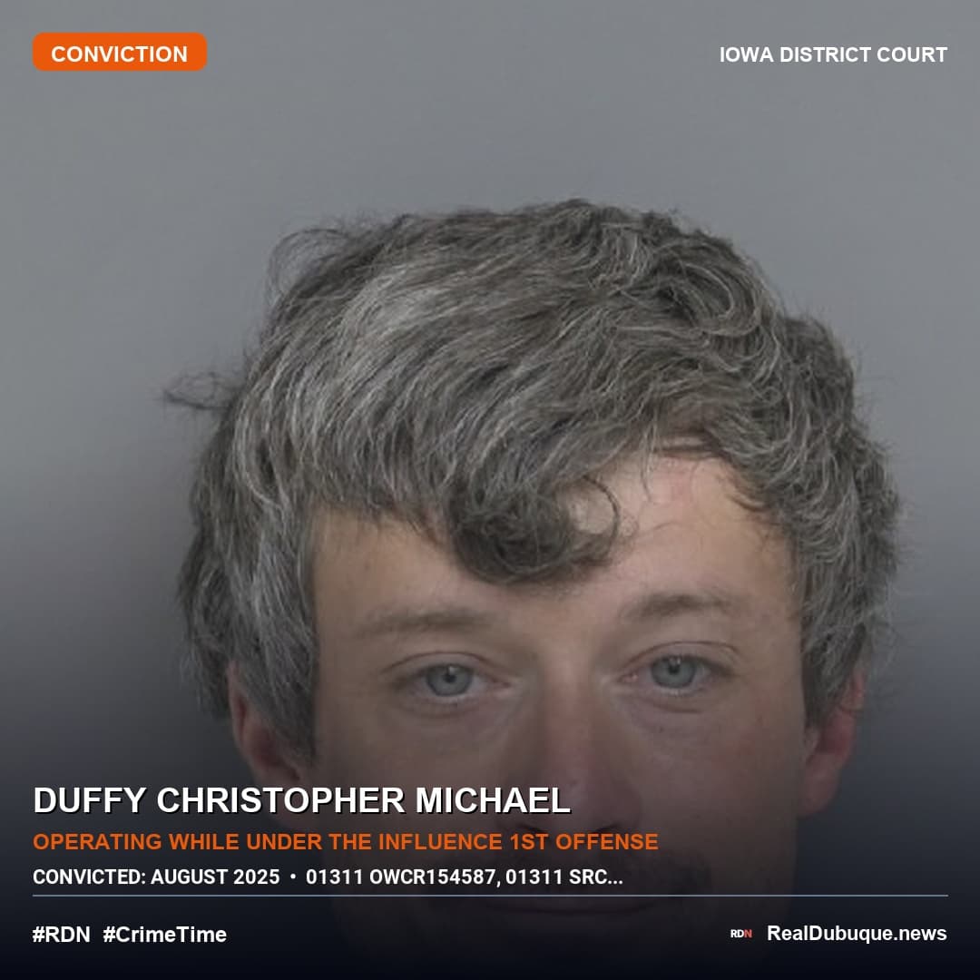 Court Conviction: DUFFY CHRISTOPHER MICHAEL (August 2025)