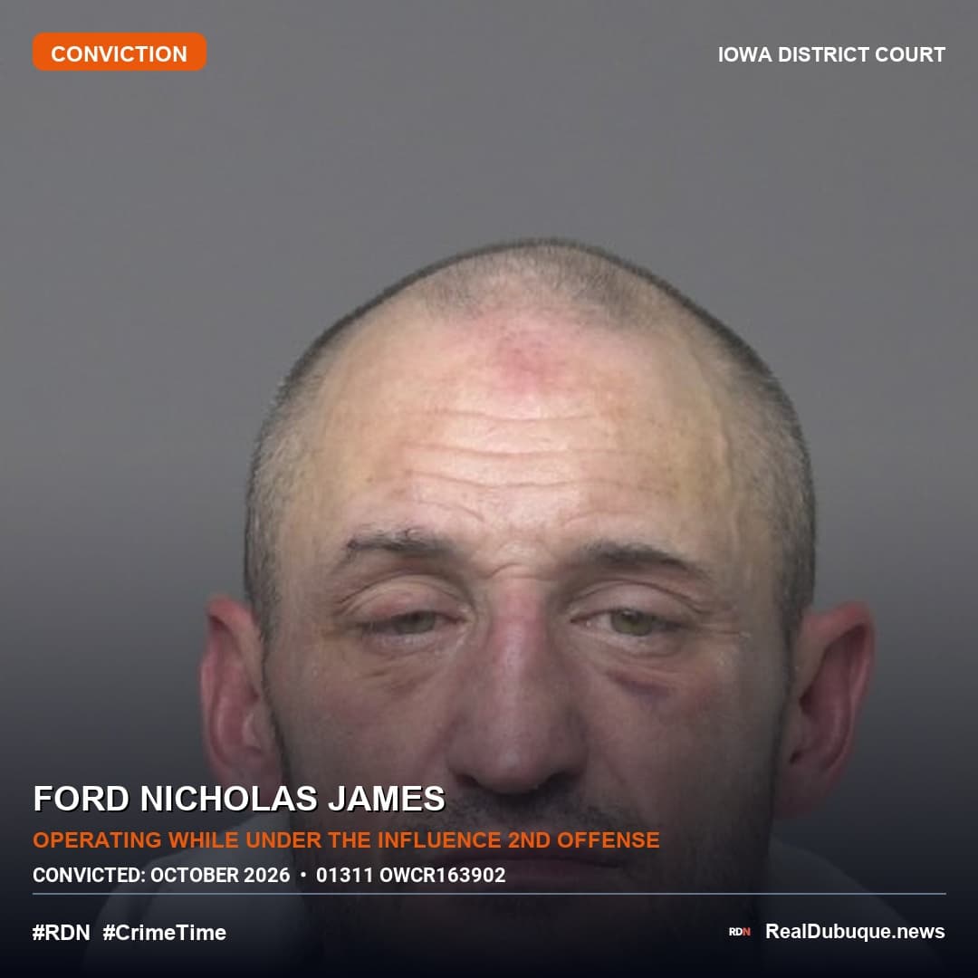 Court Conviction: FORD NICHOLAS JAMES (October 2026)