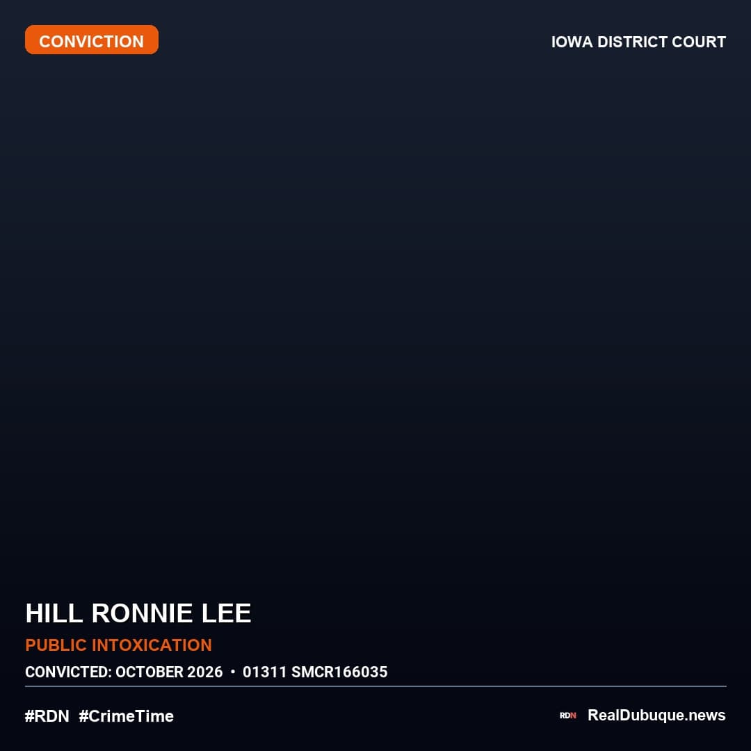 Court Conviction: HILL RONNIE LEE (October 2026)