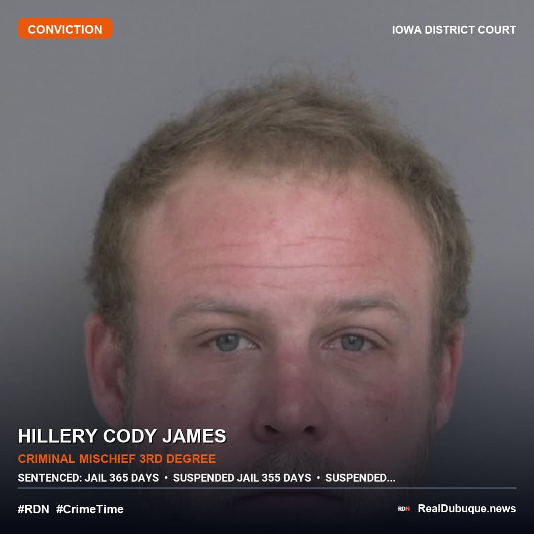 Court Conviction: HILLERY CODY JAMES (September 2026)