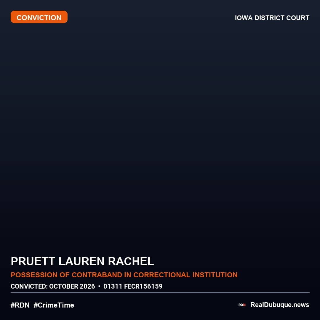 Court Conviction: PRUETT LAUREN RACHEL (October 2026)